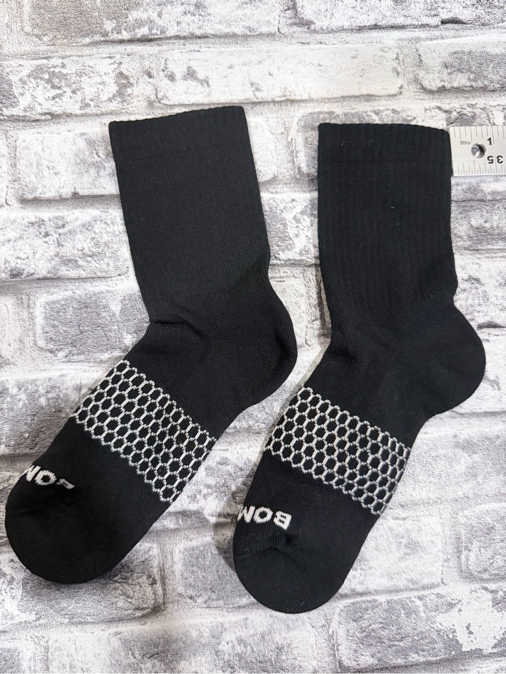 Bombas Black Calf Socks Size M Medium 1 Pair Running Socks NWOT